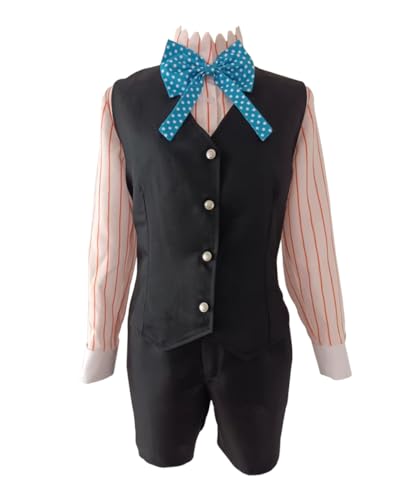 MaYng Anime Giant Cosplay Kostüm Damen Halloween Uniform Anzug Matrosenanzug Schwarz Outfits (Small) von MaYng