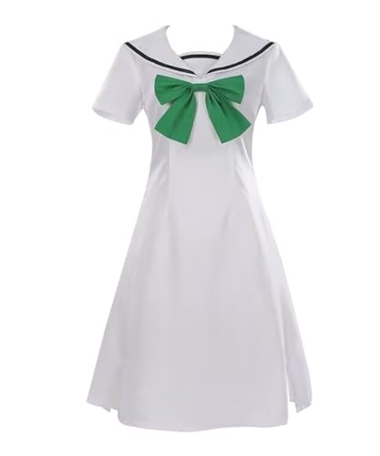 MaYng Anime KINOMOTO Cosplay-Kostüm für Damen, Halloween, Uniform, Anzug, weißes Kleid, Outfits (klein) von MaYng