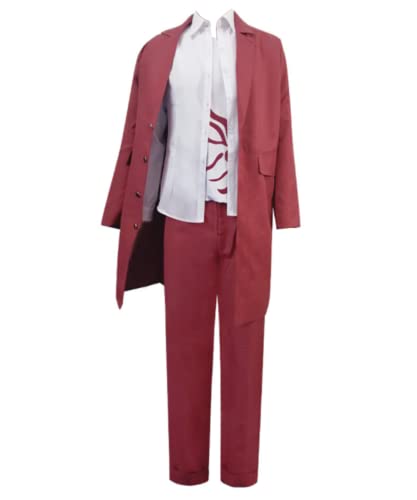 MaYng Anime Kaito Cosplay-Kostüm für Herren oder Damen, Halloween-Uniform-Anzug, komplettes Set, rote Outfits (Damen, Größe XS) von MaYng