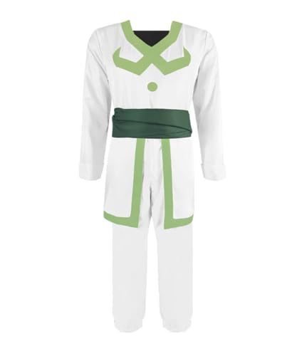 MaYng Anime Kurapika Cosplay-Kostüm für Herren, Halloween-Uniform-Anzug, komplettes Set, weiße Outfits (Herren, M) von MaYng