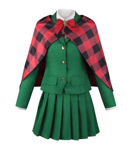 MaYng Anime Noel Niihashi Cosplay Kostüm Damen Halloween Uniform Anzug Matrosenanzug Grün Outfits (X-Large) von MaYng