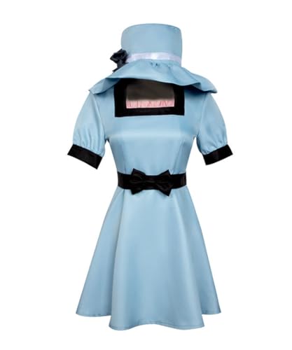 MaYng Anime Shiina Mayuri Cosplay Kostüm Damen Halloween Uniform Anzug Blau Abendkleid Outfits (XX-Small) von MaYng