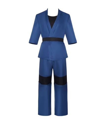 MaYng Anime Shinmon Benimaru Cosplay-Kostüm für Herren oder Damen, Halloween-Uniform-Anzug, komplettes Set, blaue Outfits (Damen, Größe XS) von MaYng