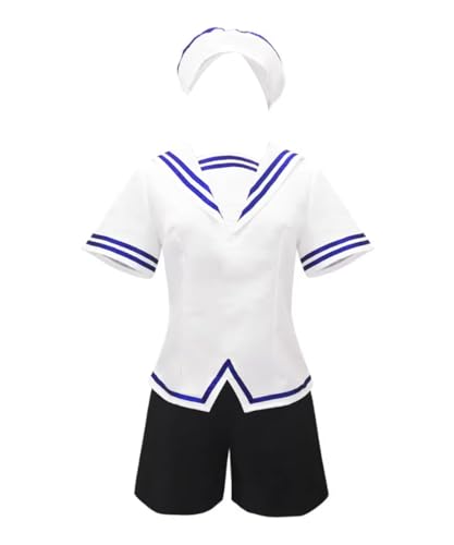 MaYng Anime Soma momiji Cosplay Sohma Kyo Kostüm für Herren oder Damen, Halloween-Uniform-Anzug, komplettes Set, weiße Outfits (Damen, Größe XX-Large) von MaYng