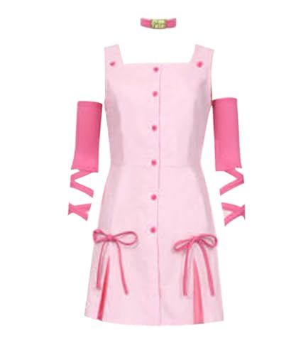MaYng Anime Sugimoto Reimi Cosplay Kostüm Damen Halloween Uniform Anzug Rosa Kleid Komplettes Set Outfits (X-Large) von MaYng