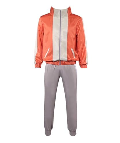 MaYng Anime Tarou Cosplay-Kostüm für Herren oder Damen, Halloween-Uniform-Anzug, komplettes Set, orangefarbene Outfits (Damen, klein) von MaYng