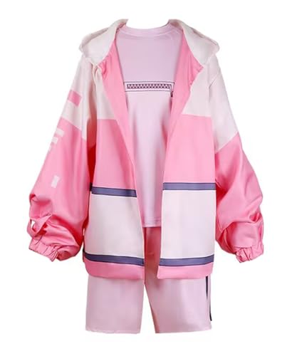MaYng Anime Tianxi Li Cosplay Kostüm Damen Halloween Uniform Matrosenanzug Rosa Outfits (Small) von MaYng