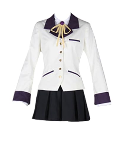 MaYng Damen Anime Angel Beats! Cosplay Tachibana Kanade Kostüm Halloween Uniform Anzug Matrosenanzug (Women-L) von MaYng