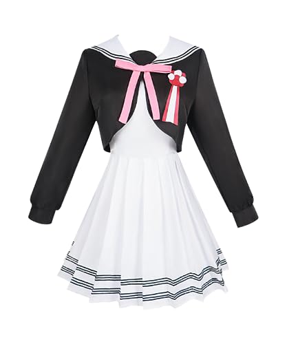 MaYng Damen Anime Hoshikuzu Telepath Cosplay Konohoshi Umika Kostüm Halloween Uniform Anzug Cosplay Kleid (X-Large) von MaYng