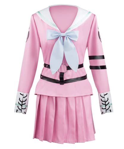 MaYng Hot Anime Miu Iruma Cosplay Kostüm Damen Halloween Uniform Anzug Matrosenanzug Rosa Outfits (XX-Large) von MaYng