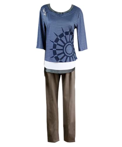 MaYng Hot Anime Rantaro Amami Cosplay Kostüm Herren Halloween Uniform Anzug Komplettes Set Anzug Blau Outfits (Herren-XXL) von MaYng