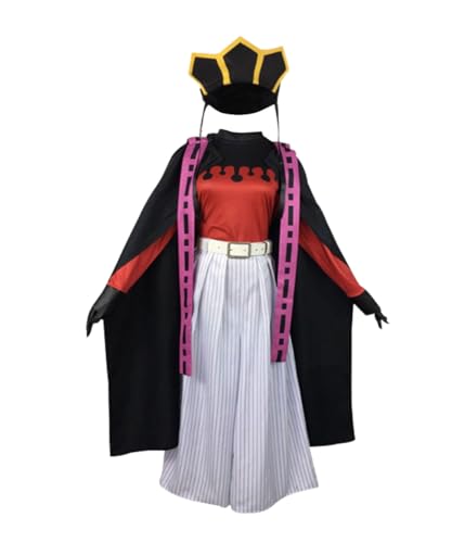 MaYng Unisex Anime Hot Douma Cosplay Kostüm Kamado Tanjirou Halloween Uniform Anzug Outfits (Damen, Medium) von MaYng
