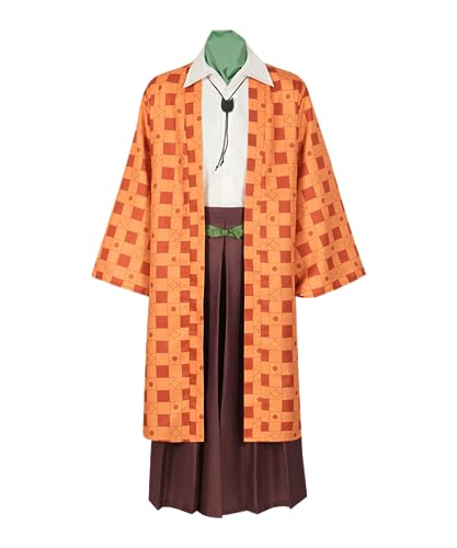 MaYng Unisex Anime Kamado Tanjirou Cosplay Kostüm Halloween Unform Suit Cosplay Party Outfits (Damen, Medium) von MaYng