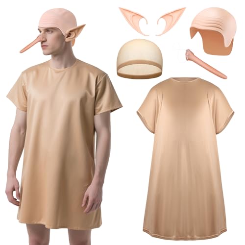 Maazusa Halloween-Elfenkostüm für Erwachsene, Elfen-Cosplay-Outfits, Elfenohren, Kopfbedeckung, magische Elfen, Verkleidung für Halloween, Cosplay-Party von Maazusa