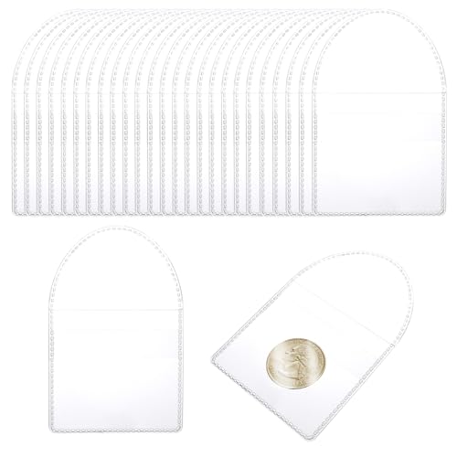 25 Stück Münzhüllen,Mabor 5,5 X 5,5 cm Münztaschen Transparente Münzen Hüllen Kunststoff Tasche Münzhüllenhalter mit Runder Abdeckung Münzschutzhüllen für Kleine Gegenstände Münzen Schmuck 25 Stück Münzhüllen,Mabor 5,5 X 5,5 cm Münztaschen Transparente Münzen Hüllen Kunststoff Tasche Münzhüllenhalter mit Runder Abdeckung Münzschutzhüllen für Kleine Gegenstände Münzen Schmuck von Mabor