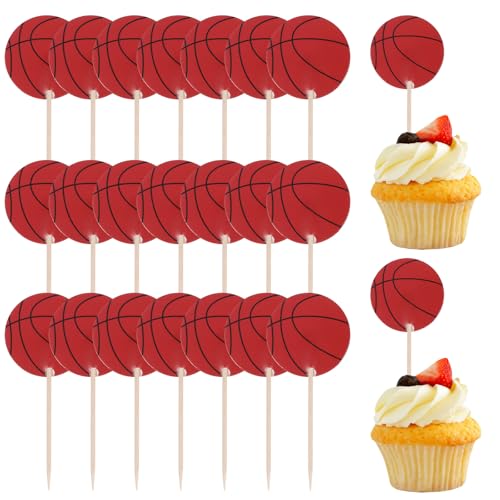 48 Stück Basketball Cupcake Tortendeko, Mabor Basketball Cupcake Deko Einzigartige Kuchen Deko Geburtstag für Themenpartys Geburtstagsfeiern Babypartys 48 Stück Basketball Cupcake Tortendeko, Mabor Basketball Cupcake Deko Einzigartige Kuchen Deko Geburtstag für Themenpartys Geburtstagsfeiern Babypartys von Mabor