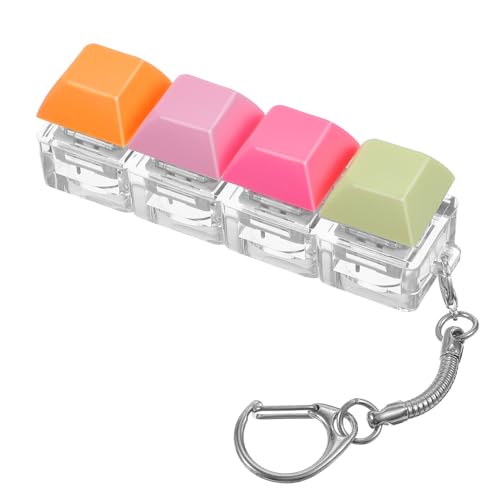 Tastatur Fidget Toys, Mabor Fidget Tastatur Schlüsselanhänger Dekompression Keyboard Fidget Clicker Bunter Tastatur Fidget Tastenkappe Spielzeug für Dekompression Verbrauch Zeit von Mabor