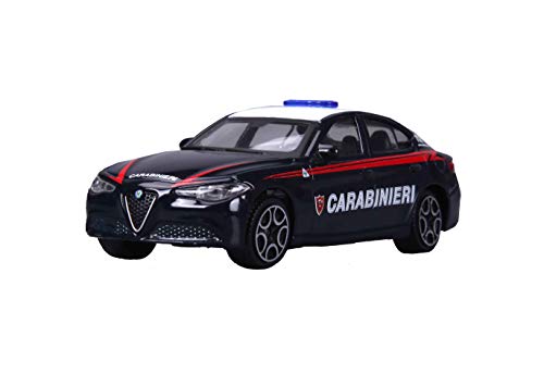 BBURAGO - Carabinieri Car - Realistisches Modellauto im Maßstab 1:43 (Zufallsauswahl aus den verfügbaren Modellen), Offizieller Carabinieri-Führerschein, Empfohlenes Alter 3+ Jahre von Bburago