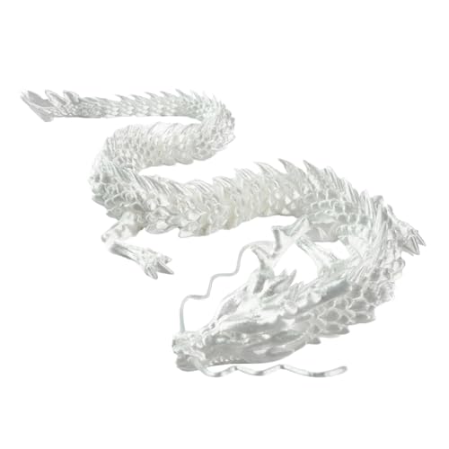 3D-gedruckter Drache, realistischer beweglicher Drache mit beweglichen Gelenken, 3D-gedruckte Drachen-Modell-Figuren, realistisches Drachenspielzeug, sichere Aquarium-Dekoration für Zuhause, Aquarium von Maciun