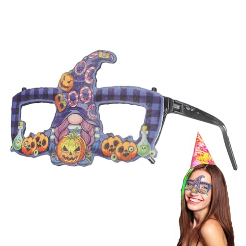 Halloween-Kostüm-Partybrille – Partyzubehör Kostüm Brille Lustiges Design – Partyzubehör Kostüm Zubehör Halloween Cosplay Zubehör Party Favor Brille für Urlaub von Maciun