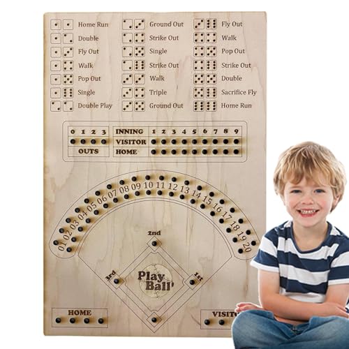 Maciun Brettspiel, Baseball, Brettspiele für Erwachsene – interaktives Brettspiel für Bürosport aus Holz – Geburtstagsgeschenk, frühes Lernspielzeug, Denkspiel Maciun Brettspiel, Baseball, Brettspiele für Erwachsene – interaktives Brettspiel für Bürosport aus Holz – Geburtstagsgeschenk, frühes Lernspielzeug, Denkspiel von Maciun
