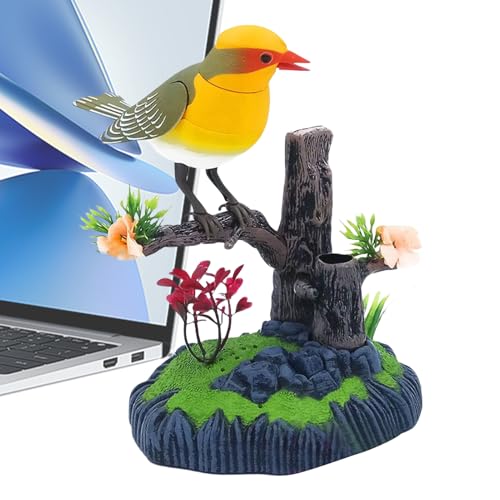 Maciun Simulation Elektronischer Vogel - Zwitschern Stifthalter Home Decor - Bewegliche Realistische Haustier Vogel für Ostern Weihnachten Schule Küche Schlafzimmer Geburtstag Wohnzimmer Erwachsene Maciun Simulation Elektronischer Vogel - Zwitschern Stifthalter Home Decor - Bewegliche Realistische Haustier Vogel für Ostern Weihnachten Schule Küche Schlafzimmer Geburtstag Wohnzimmer Erwachsene von Maciun