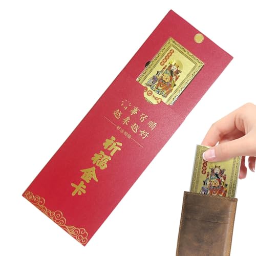 Maciun Tai Sui Karte, Jahr der Schlange Schutzkarten, 2025 Feng Shui Tai Sui Goldkarte, Glücks-Schutzkarten, Glücksamulett für glückverheißenden Erfolg, Reichtum von Maciun