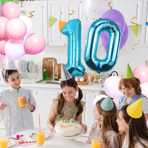 10 Geburtstag Deko zahlen luftballon 10 jahre | Folienballon Blau - für 10. Geburtstagsdeko Männer Frauen Ballon Zahl Deko zum Geburtstag fliegt mit Helium 10.Geburtstagsparty 40"-101cm 10 Geburtstag Deko zahlen luftballon 10 jahre | Folienballon Blau - für 10. Geburtstagsdeko Männer Frauen Ballon Zahl Deko zum Geburtstag fliegt mit Helium 10.Geburtstagsparty 40"-101cm von Maclunar