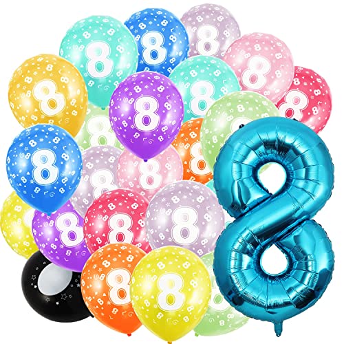 Geburtstag zahlen luftballon 8 jahre und 20Pcs 30cm Luftballons- Blau Folienballon in 40"-101cm Geburtstagsdeko - Ballon Zahl Deko zum Geburtstag fliegt mit Helium für Männer Frauen Geburtstagsparty Geburtstag zahlen luftballon 8 jahre und 20Pcs 30cm Luftballons- Blau Folienballon in 40"-101cm Geburtstagsdeko - Ballon Zahl Deko zum Geburtstag fliegt mit Helium für Männer Frauen Geburtstagsparty von Maclunar
