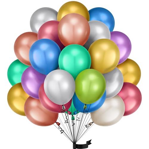 Luftballons Bunt Metallic,50 Stück12 Zoll Matt Metallic Bunt Ballon,Chrom Bunt Metallic für Geburtstagsdeko Hochzeit Taufe Deko Partydeko Luftballoons 50pcs Luftballons Bunt Metallic,50 Stück12 Zoll Matt Metallic Bunt Ballon,Chrom Bunt Metallic für Geburtstagsdeko Hochzeit Taufe Deko Partydeko Luftballoons 50pcs von Maclunar