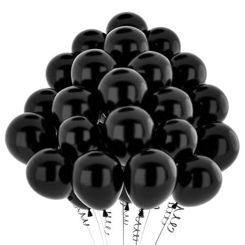 Luftballons Schwarz Metallic,100 Stück 12 Zoll Matt Metallic Schwarz Ballon,Chrom Schwarz Metallic für Geburtstagsdeko Hochzeit Taufe Deko Partydeko Luftballoons 100pcs Luftballons Schwarz Metallic,100 Stück 12 Zoll Matt Metallic Schwarz Ballon,Chrom Schwarz Metallic für Geburtstagsdeko Hochzeit Taufe Deko Partydeko Luftballoons 100pcs von Maclunar