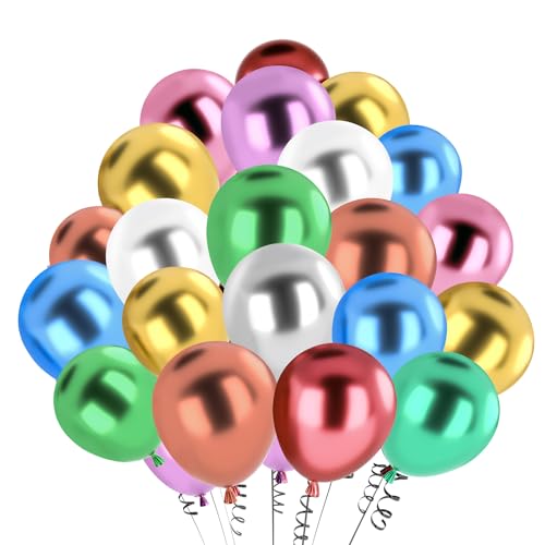 Luftballons Bunt Metallic,100 Stück 12 Zoll Matt Metallic Bunt Ballon,Chrom Bunt Metallic für Geburtstagsdeko Hochzeit Taufe Deko Partydeko Luftballoons 100pcs Luftballons Bunt Metallic,100 Stück 12 Zoll Matt Metallic Bunt Ballon,Chrom Bunt Metallic für Geburtstagsdeko Hochzeit Taufe Deko Partydeko Luftballoons 100pcs von Maclunar