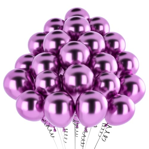 Luftballons Lila Metallic,100 Stück 12 Zoll Matt Metallic Lila Ballon,Chrom Lila Metallic für Geburtstagsdeko Hochzeit Taufe Deko Partydeko Luftballoons 100pcs Luftballons Lila Metallic,100 Stück 12 Zoll Matt Metallic Lila Ballon,Chrom Lila Metallic für Geburtstagsdeko Hochzeit Taufe Deko Partydeko Luftballoons 100pcs von Maclunar