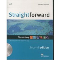 Straightforward 2nd Edition Elementary Level Workbook with key & CD von Macmillan Education Elt