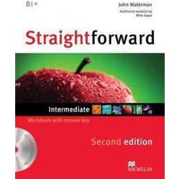 Straightforward 2nd Edition Intermediate Level Workbook with key & CD Pack von Macmillan Education Elt