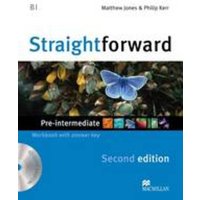 Straightforward 2nd Edition Pre-Intermediate Level Workbook with key & CD Pack von Macmillan Education Elt