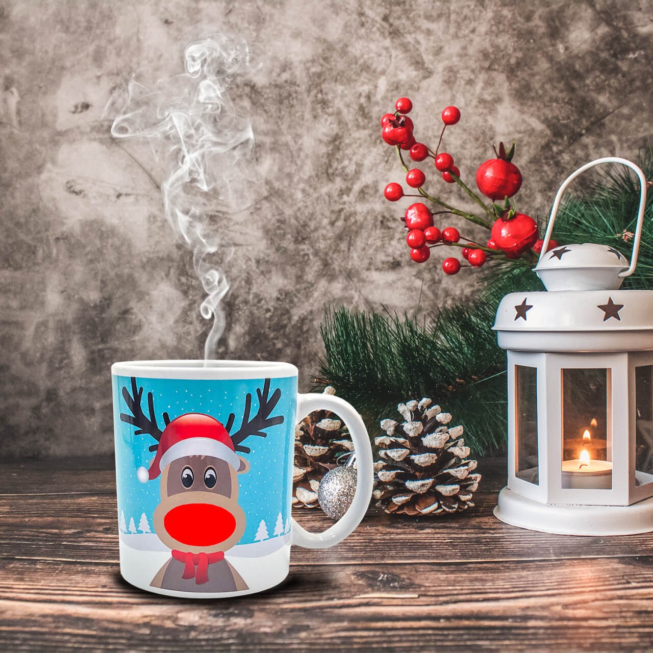 Mad Monkey - Tasse "Reindeer Mug" - Rentier Tasse mit Farbwechsel Mad Monkey - Tasse "Reindeer Mug" - Rentier Tasse mit Farbwechsel von Mad Monkey