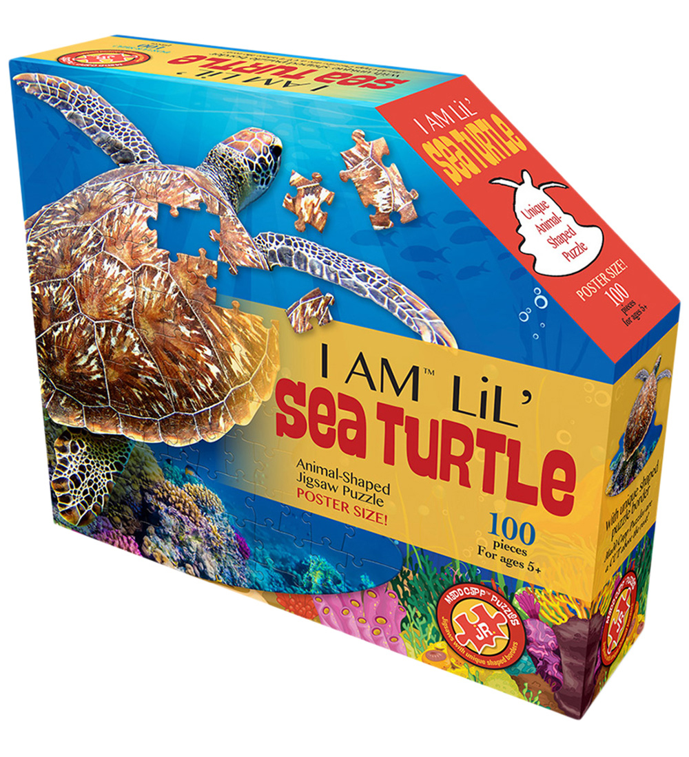 Madd Capp Puzzles Puzzlespiel - 100 Teile - Meeresschildkröte - Madd Capp Puzzles - One Size - Puzzlespiele von Madd Capp Puzzles