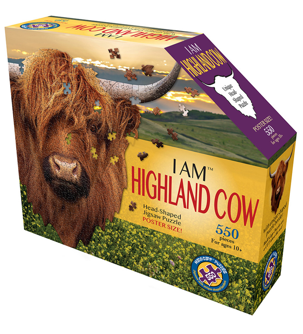 Madd Capp Puzzles Puzzlespiel - 550 Teile - Hochlandrinder - Madd Capp Puzzles - One Size - Puzzlespiele von Madd Capp Puzzles
