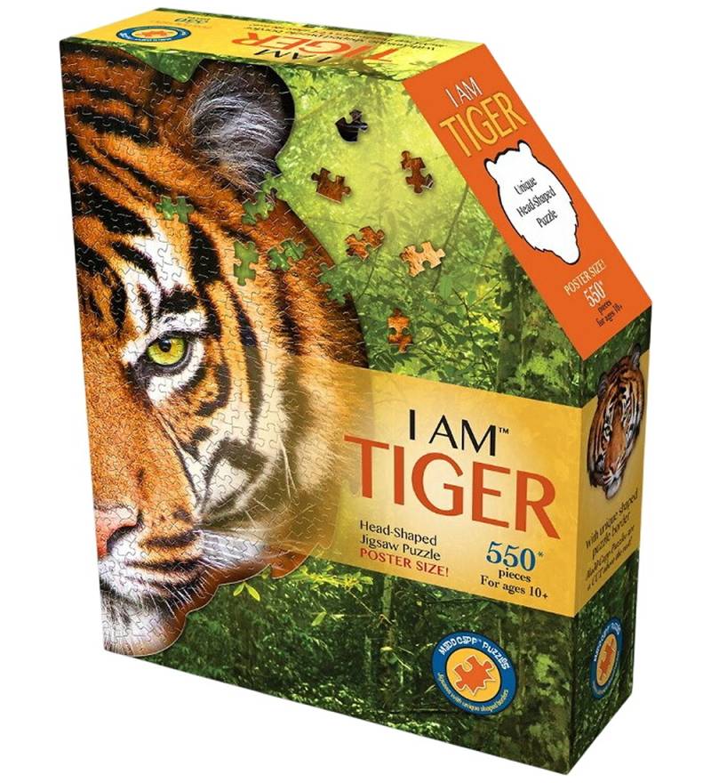 Madd Capp Puzzles Puzzlespiel - I Am Tiger - 550 Teile - Madd Capp Puzzles - One Size - Puzzlespiele Madd Capp Puzzles Puzzlespiel - I Am Tiger - 550 Teile - Madd Capp Puzzles - One Size - Puzzlespiele von Madd Capp Puzzles
