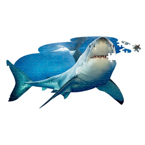 Madd Capp 884013 Shape Puzzle Junior, Konturpuzzle Hai, 100 Teile, für Kinder und Erwachsene Madd Capp 884013 Shape Puzzle Junior, Konturpuzzle Hai, 100 Teile, für Kinder und Erwachsene von Madd Capp