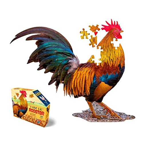 Madd Capp Games I AM Lil Rooster 100 Piece Animal-Shaped Jigsaw Puzzle von Madd Capp