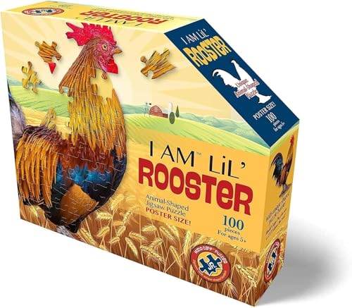 Madd Capp Games I AM Lil Rooster 100 Piece Animal-Shaped Jigsaw Puzzle Madd Capp Games I AM Lil Rooster 100 Piece Animal-Shaped Jigsaw Puzzle von Madd Capp