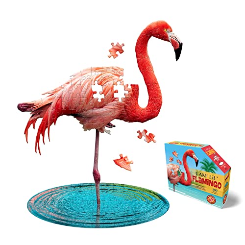 Madd Capp Shape Puzzle Junior Flamingo, Konturpuzzle 100 Teile, für Kinder und Erwachsene von Madd Capp