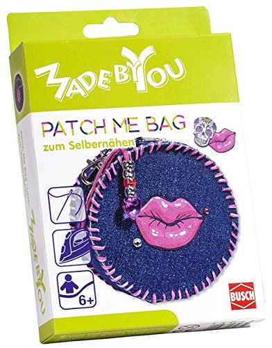 MADE BY YOU 13065 "Patch Me Bag (Love) zum Selbernähen Kinder-Bastelset von Busch