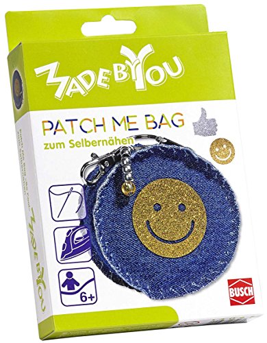 MADE BY YOU 13067 "Patch Me Bag (Be Cool) zum Selbernähen Kinder-Bastelset von Busch