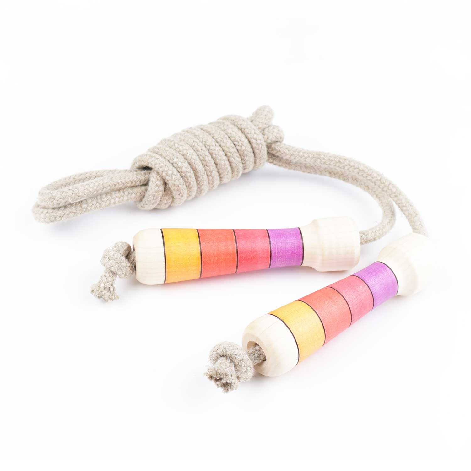 Mader - Springseil mit handgedrehten Griffen bunt brombeere Mader - Springseil mit handgedrehten Griffen bunt brombeere von Mader