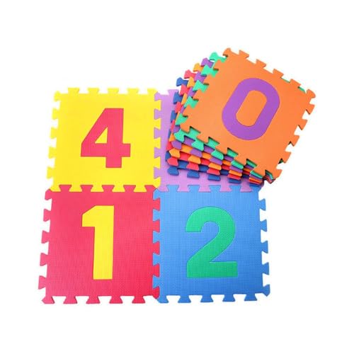 Madmat - Fußmatten mit 10 herausnehmbaren Zahlen, Mehrfarbig, 30 cm von Madmat