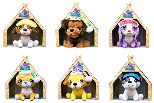 Joy ToyMadmouse 73401 Teepee Friends PLÜSCH MIT SCHLAFZUBEHÖR 18 cm, bunt von Joytoy