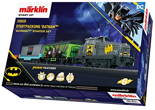 Märklin Start up Startpackung"Batman", 29828, Modelleisenbahn, Spur H0, Startset Lokomotive, Wagen, Schienen und Steuergerät Märklin Start up Startpackung"Batman", 29828, Modelleisenbahn, Spur H0, Startset Lokomotive, Wagen, Schienen und Steuergerät von Märklin start up